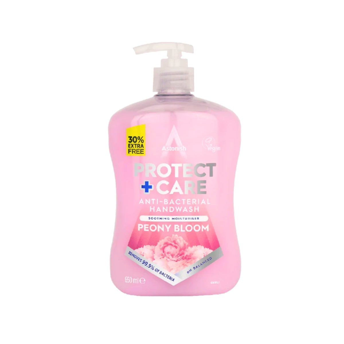 Astonish Hand Wash Antibacterial Peony Bloom 600ml