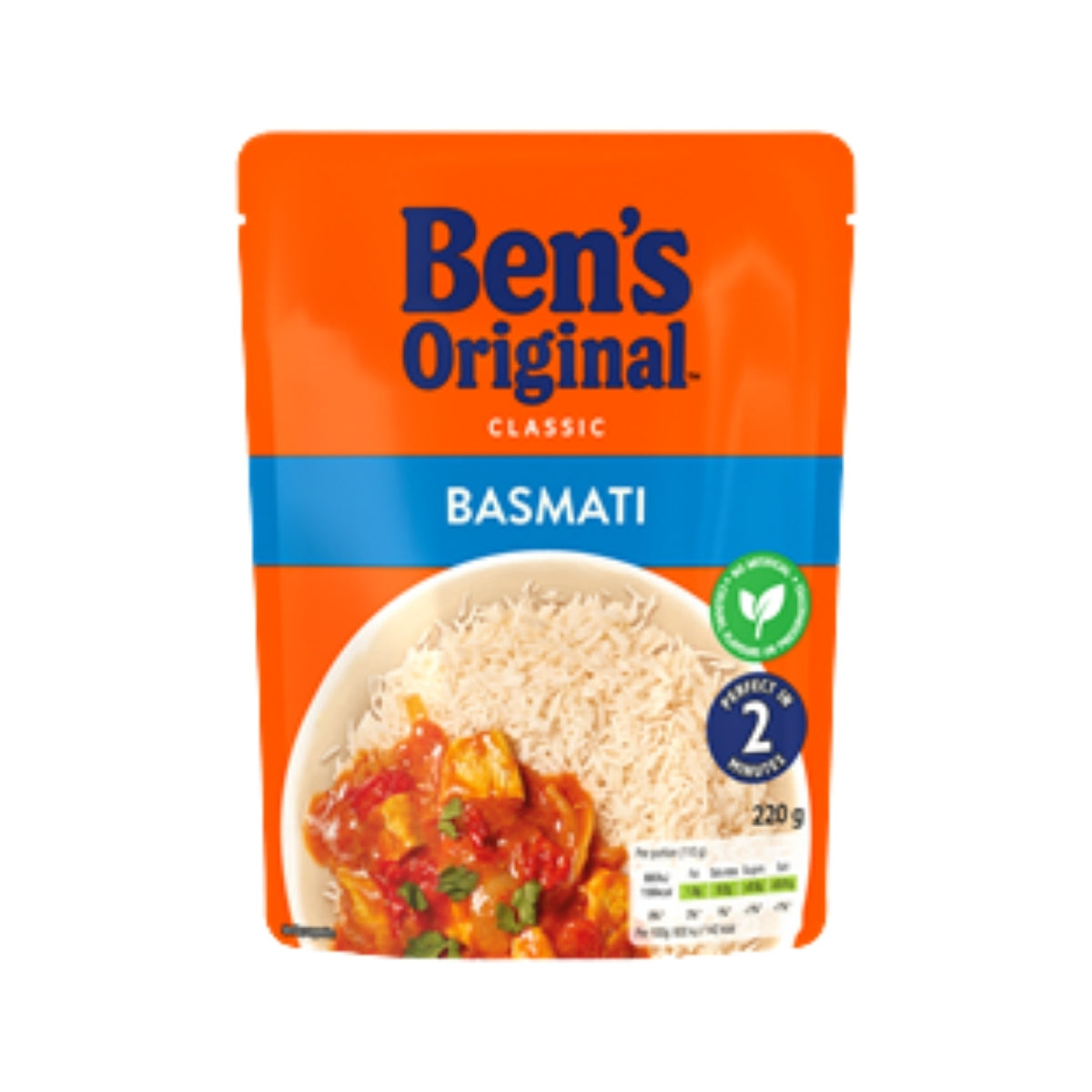 Bens Original Basmati Microwave Rice (220g)