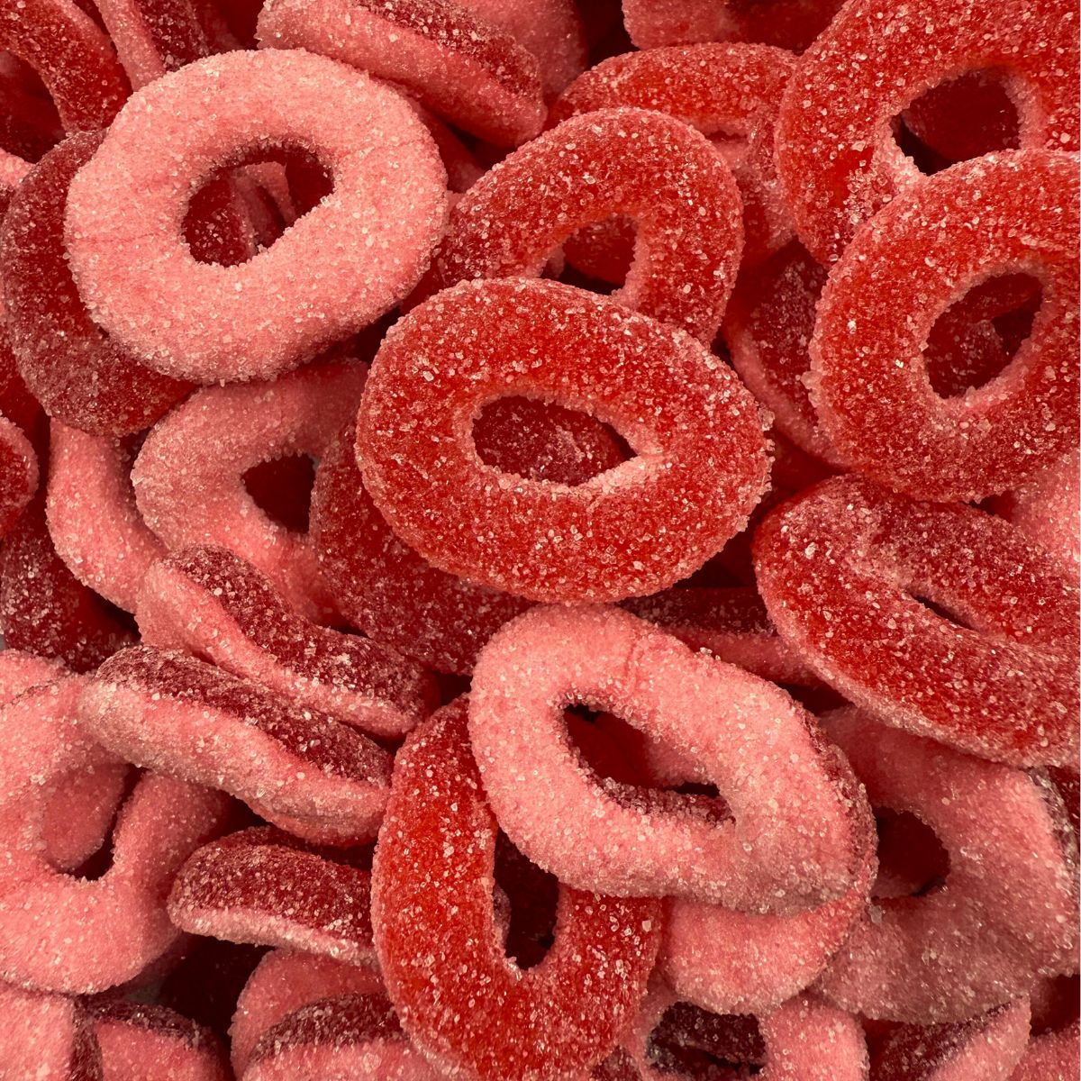 Sour Strawberry Rings (2kg)