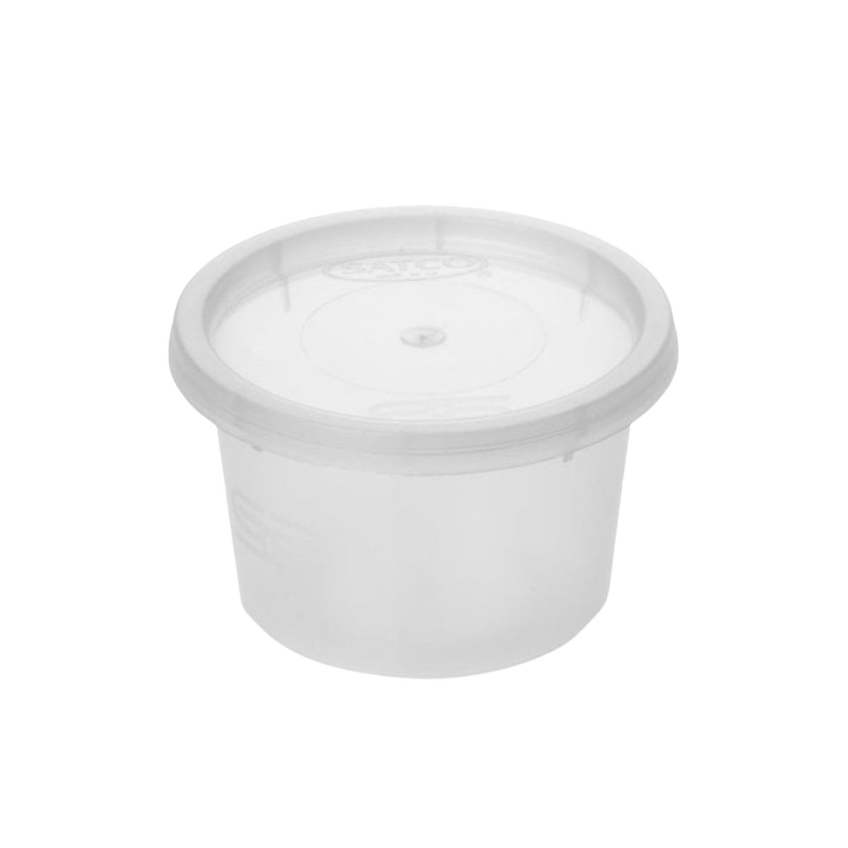 4oz Round Plastic Container (100 Pieces)