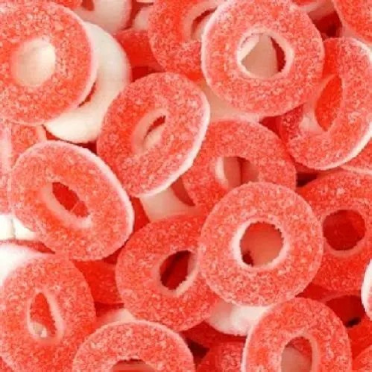 Sour Strawberry Rings (2kg)