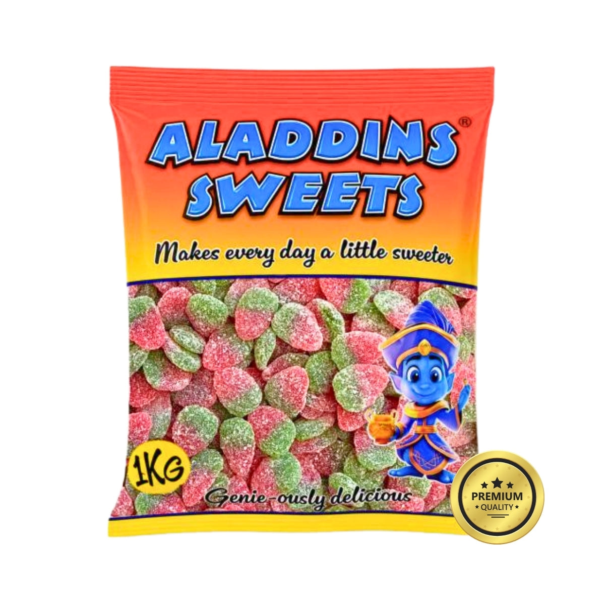 Aladdins Sour Middle Strawberry 1kg