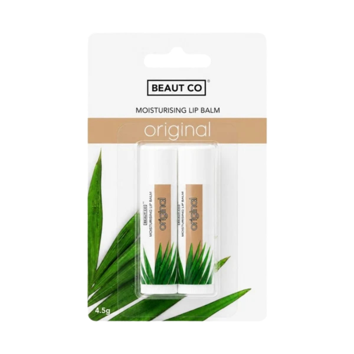 Beaut Co. Lip Balm Twin Pack Original 4.5g