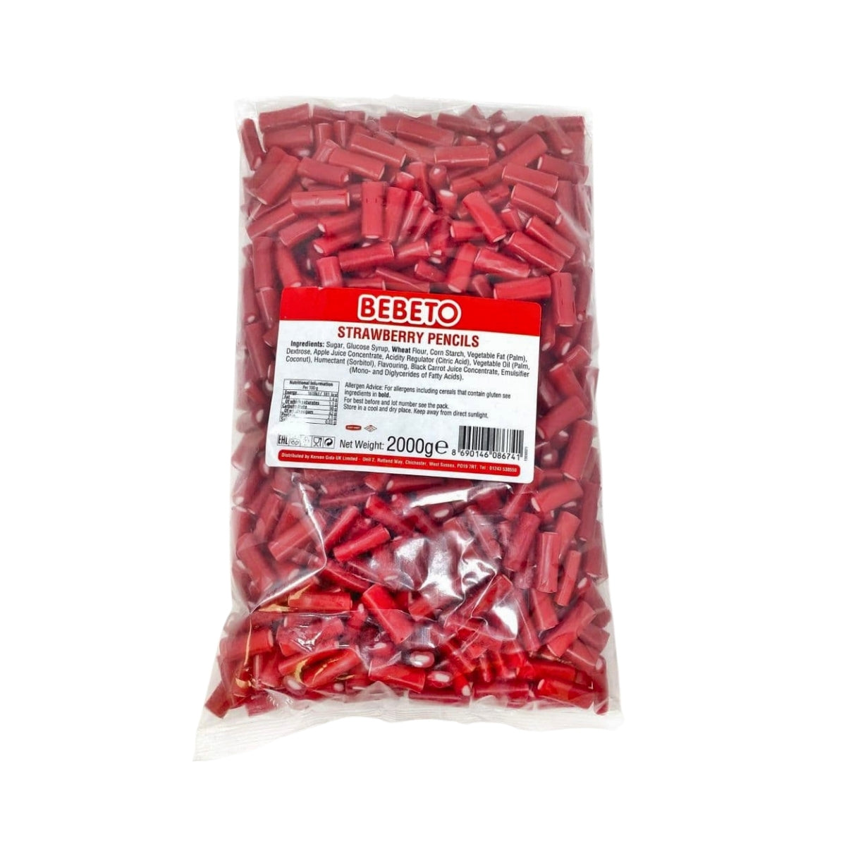 Bebeto Strawberry Pencil 2kg