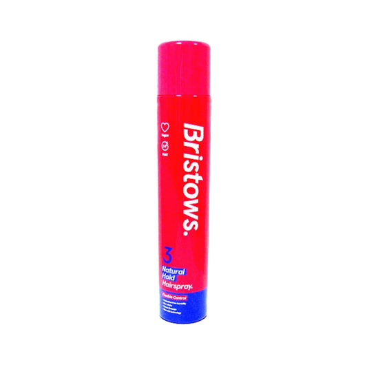 Bristows 3 Natural Hold Hairspray 400ml