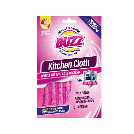 Buzz Microfibre Kitchen Cloth w Germ Shield OC