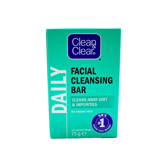 Clean & Clear Facial Cleansing Bar 75g