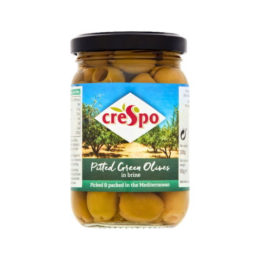 Crespo Pitted Green Olives in Brine (198g)