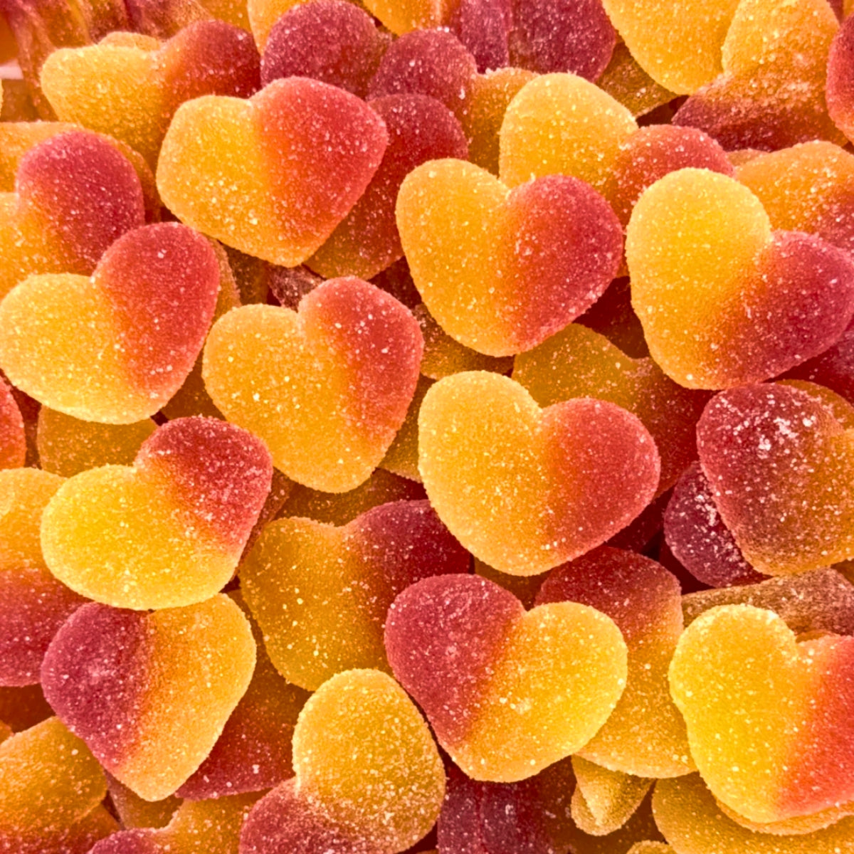 Fizzy Peach Hearts (2kg)