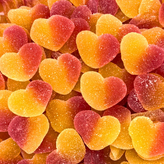 Fizzy Peach Hearts (2kg)
