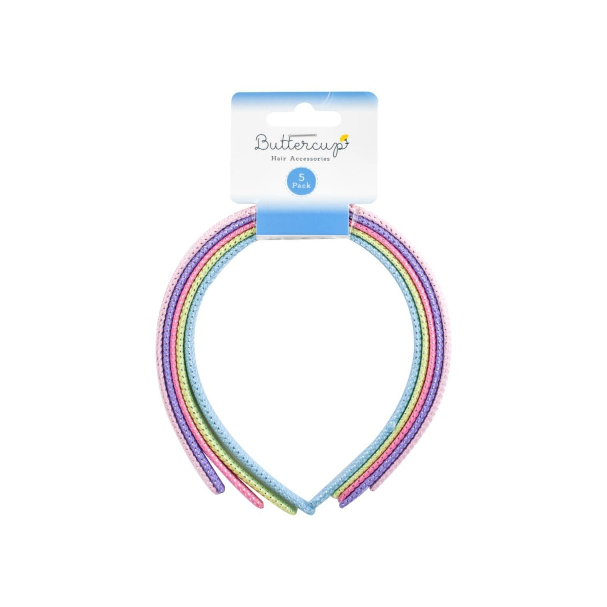 Girls Fabric Alice Bands 5pk