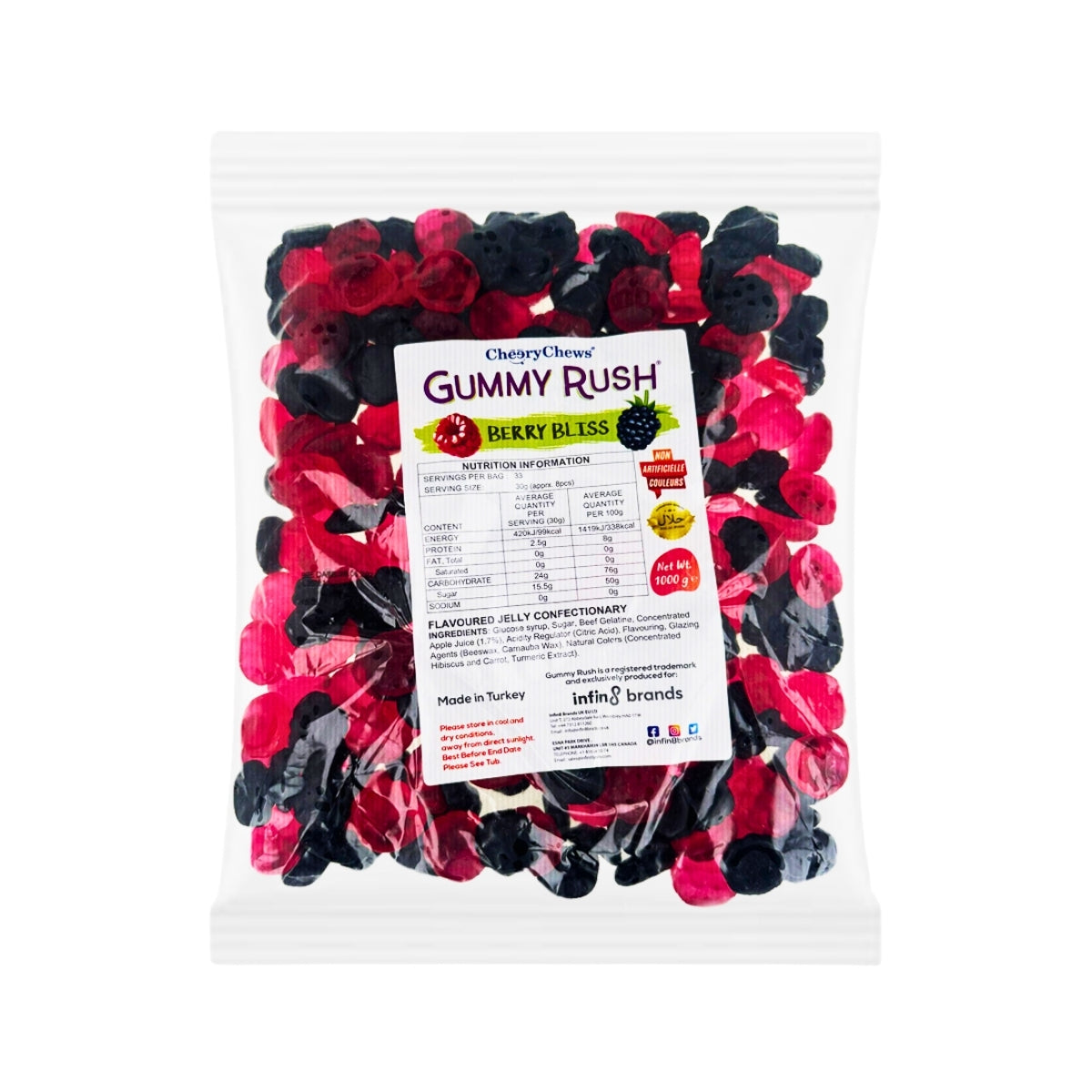 Gummy Rush Berry Bliss Sweet 1kg