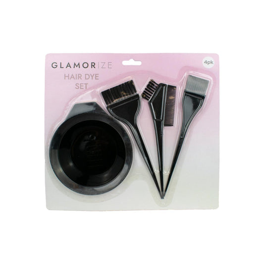 Hair Dye Brush and Bowl Set 4pc