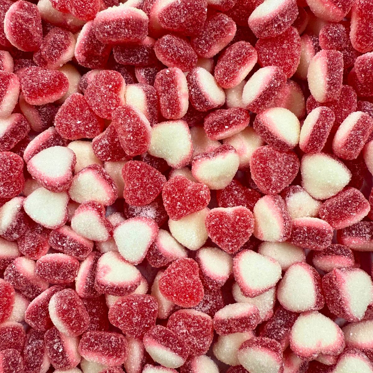 Mini Sugared Strawberry Cream Heart (2kg)