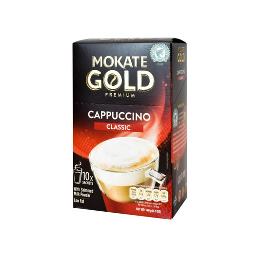 Mokate Gold Premium Coffee Cappuccino 10pk 150g