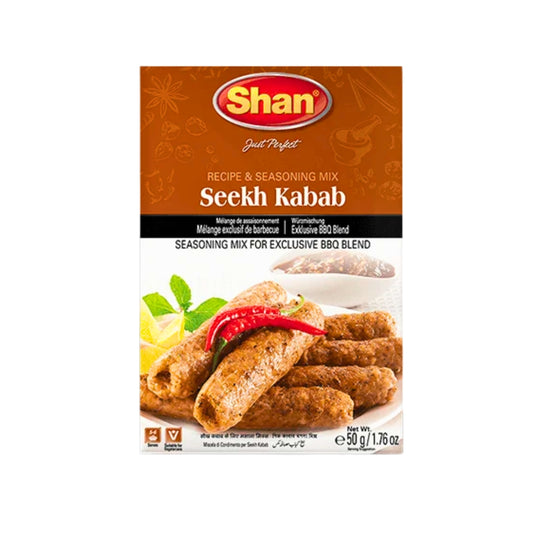 Shan Seekh Kabab Recipe and Seasoning Mix 50g