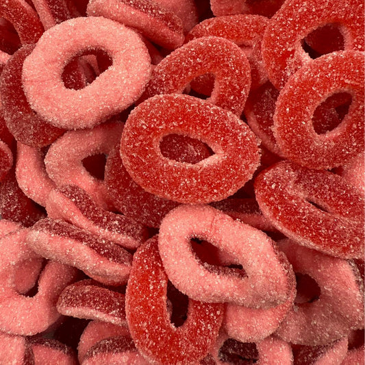 Sour Strawberry Rings (2kg)